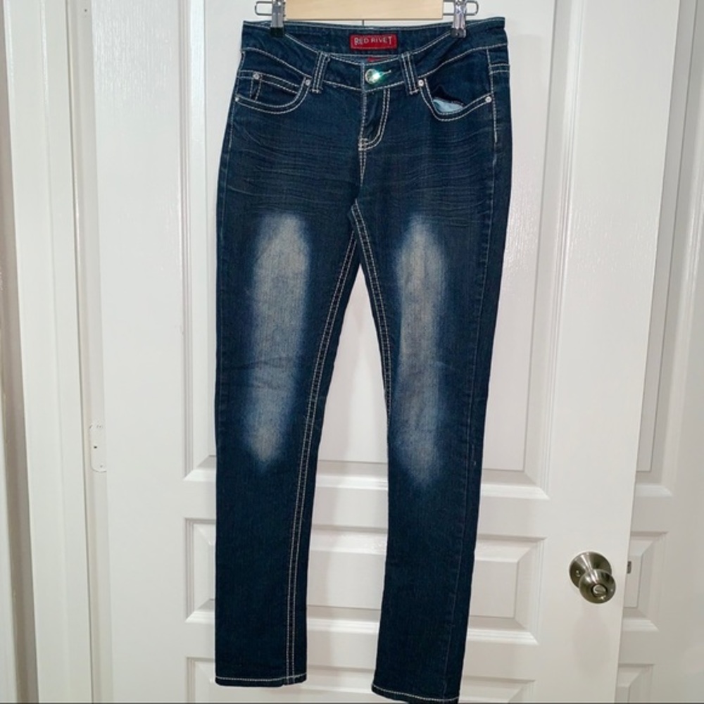 🖤 Red Rivet Trinity Jeans - Picture 5 of 8